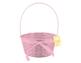 Wholesale Easter Woven Basket with Ribbon