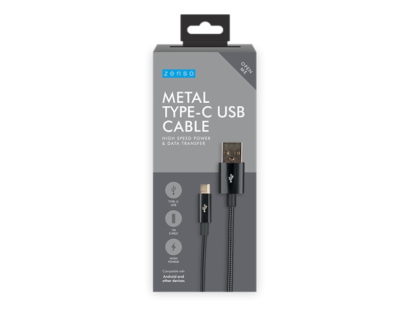 Wholesale Metal type C USB cable | Gem imports Ltd.