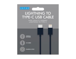 Wholesale Coloured Type C lightening cable 1m | Gem imports