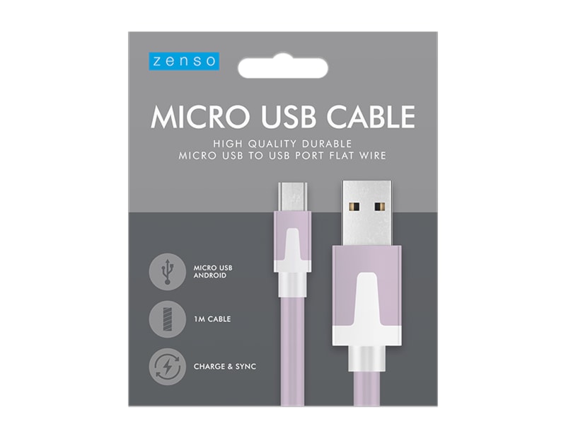 Wholesale Micro Flat USB Cable 1m