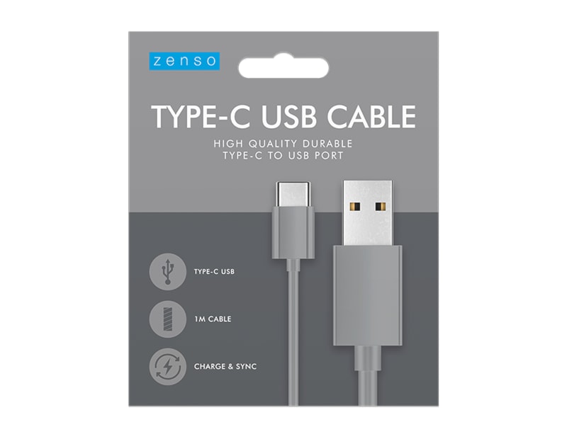 Wholesale Type C USB Cable 1m Coloured