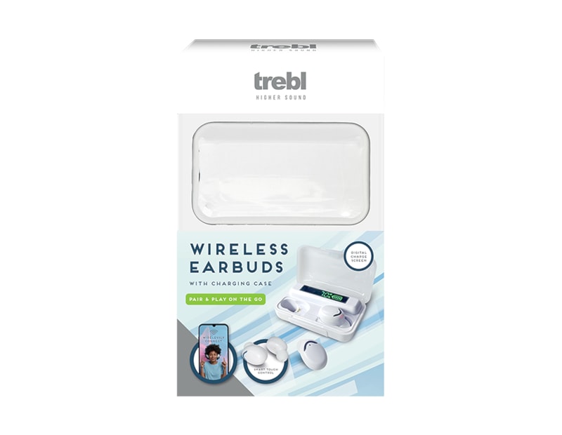 Wholesale Wireless Earbuds with smart touch control & charging case