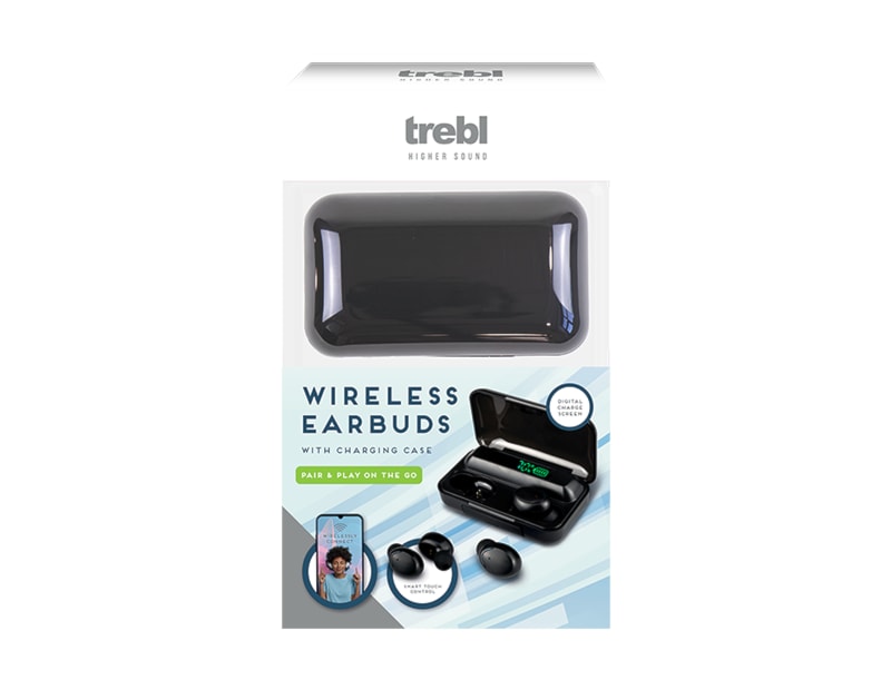 Wholesale Wireless Earbuds with smart touch control & charging case