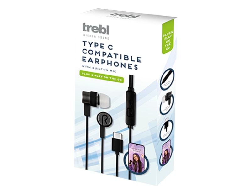 Wholesale Earphones with microphone Type C port