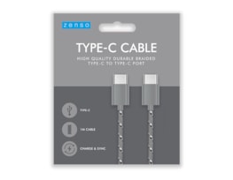 Wholesale Braided Type C To Type C Cable 1m