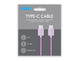 Wholesale Braided Type C To Type C Cable 1m