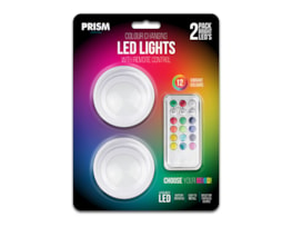 Colour Changing LED Lights RC 2pk PDQ