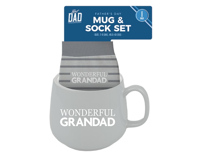 Wholesale Grandad's Mug & Sock Set