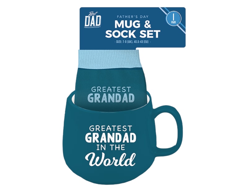 Wholesale Grandad's Mug & Sock Set