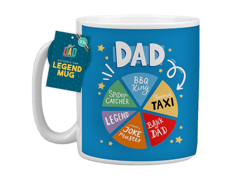 Wholesale Dads Giant Legend Mug 12.5cm