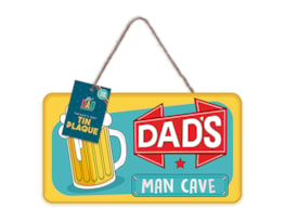 Wholesale Father's Day Tin Plaque 20cm x 11.5cm