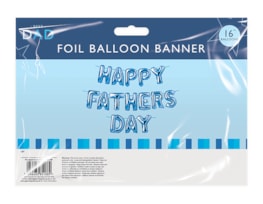 Happy Father's Day Foil Balloon Banner