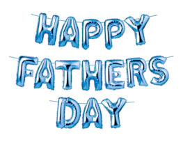 Happy Father's Day Foil Balloon Banner