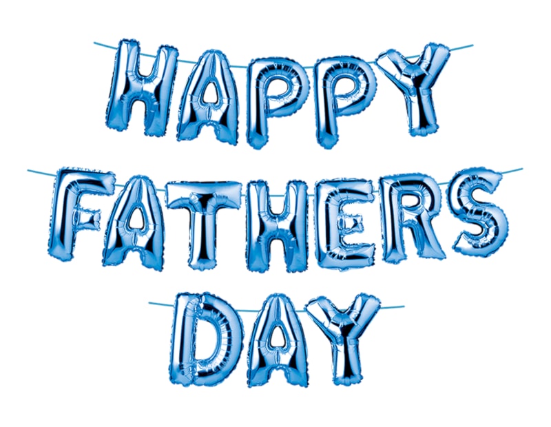 Happy Father's Day Foil Balloon Banner