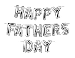 Happy Father's Day Foil Balloon Banner