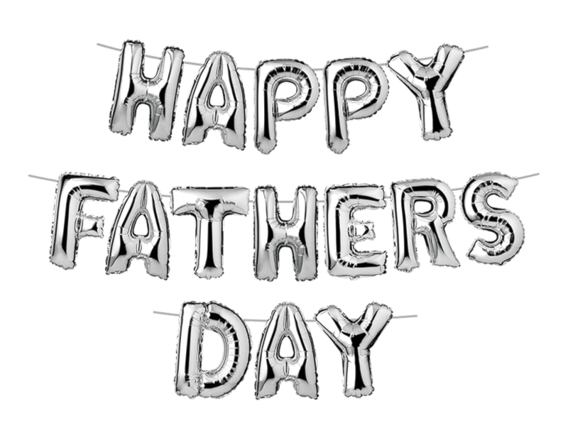 Happy Father's Day Foil Balloon Banner