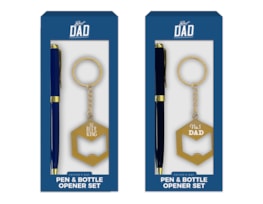 Wholesale Father's Day Pen and Bottle Opener Set with PDQ