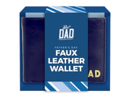 Wholesale Father's Day PU Leather Wallet PDQ