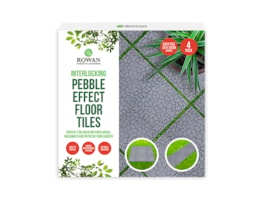 Wholesale Interlocking Pebble Effect Flooring 4pk