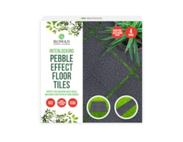 Wholesale Interlocking Pebble Effect Flooring 4pk