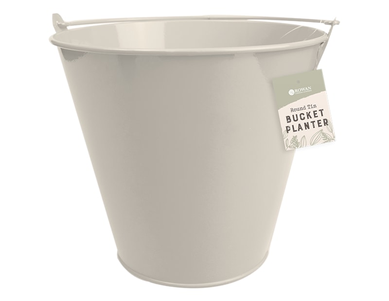 Wholesale Round Tin Bucket Planters