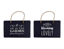 Wholesale Slate Hanging Garden Signs