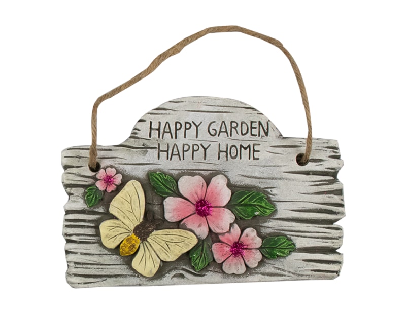 Wholesale Hanging Garden Cement Plaque PDQ| Gem imports Ltd