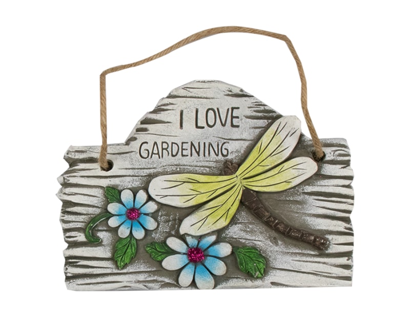 Wholesale Hanging Garden Cement Plaque PDQ| Gem imports Ltd