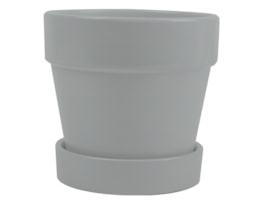 Wholesale Bright Ceramic Plant Pot & Saucer