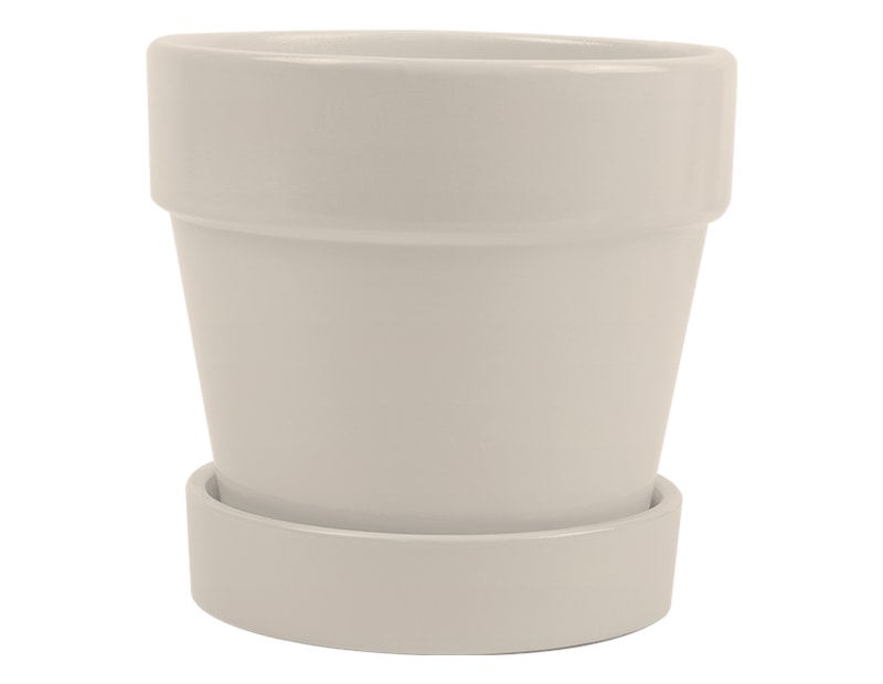 Wholesale Bright Ceramic Plant Pot & Saucer