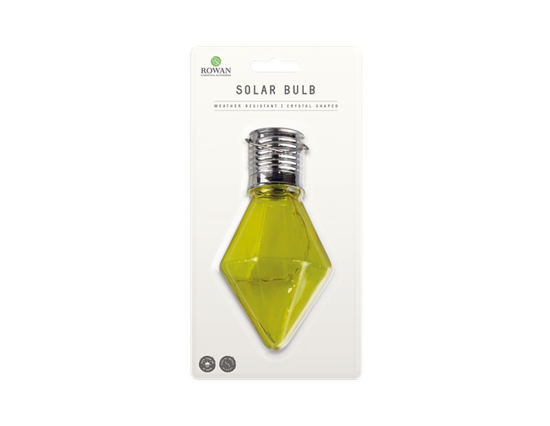 Wholesale Solar Crystal Shaped Bulb Light