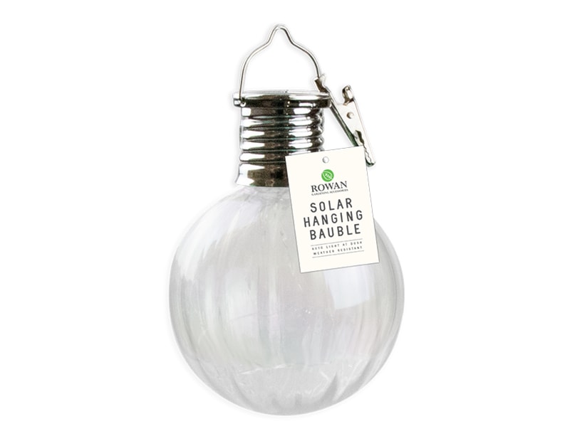 Wholesale Solar powered Hanging bauble light | Gem imports Ltd.