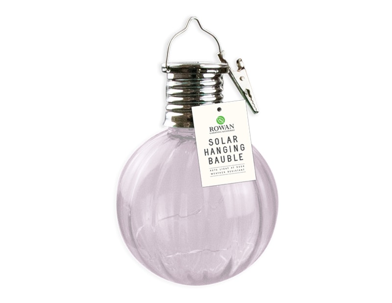 Wholesale Solar powered Hanging bauble light | Gem imports Ltd.