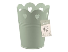 Wholesale Metal Heart Cut out pot | Gem imports Ltd.