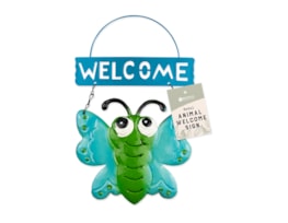 Wholesale Cute Animal Metal Welcome sign | Gem imports ltd.