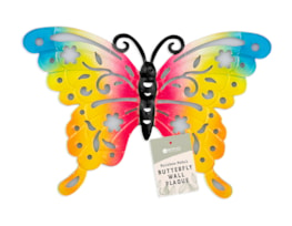 Wholesale Rainbow butterfly meal wall plaque | Gem imports Ltd.