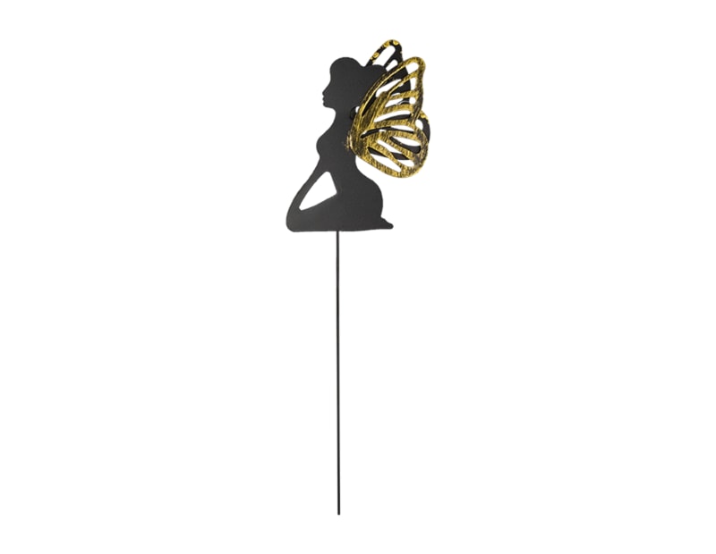 Wholesale Fairy silhouette Metal Garden stake | Gem imports Ltd.