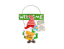 Wholesale Gonk Metal Welcome sign | Gem imports Ltd.