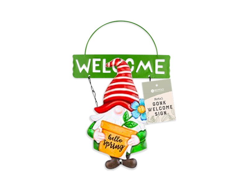 Wholesale Gonk Metal Welcome sign | Gem imports Ltd.