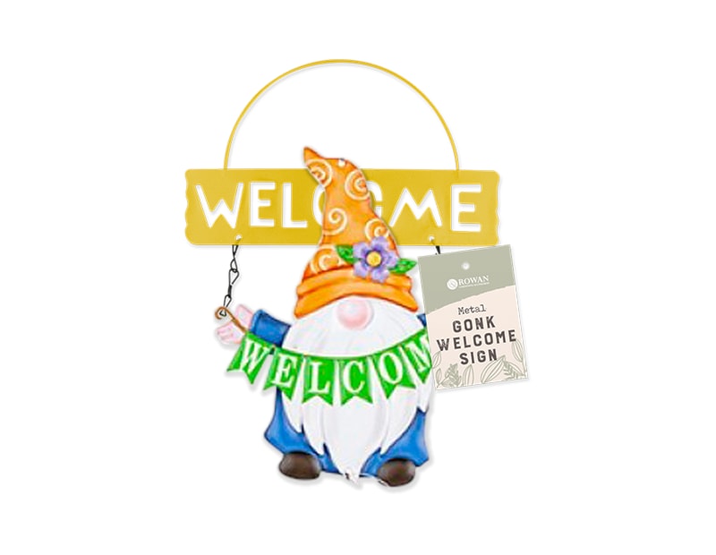 Wholesale Gonk Metal Welcome sign | Gem imports Ltd.