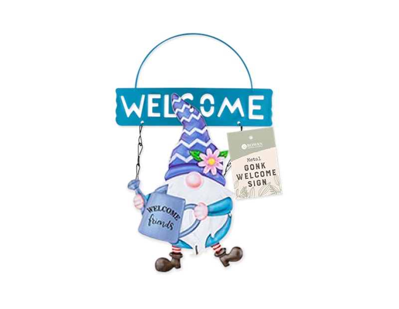 Wholesale Gonk Metal Welcome sign | Gem imports Ltd.