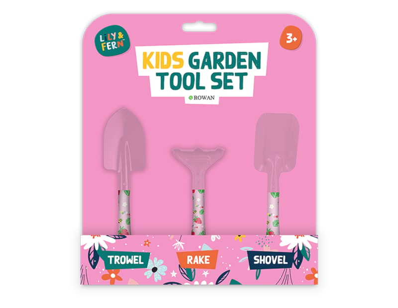 Wholesale Kids Garden Tool Set 3pk