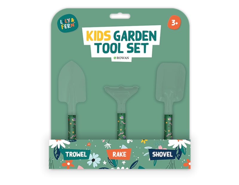 Wholesale Kids Garden Tool Set 3pk