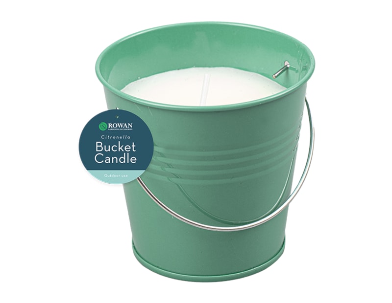 Wholesale Metal Bucket Citronella Candle