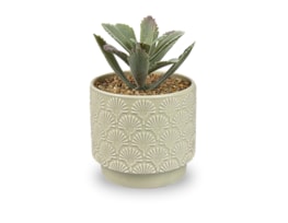 Wholesale Artificial Plant in Dolomite Textured Pot