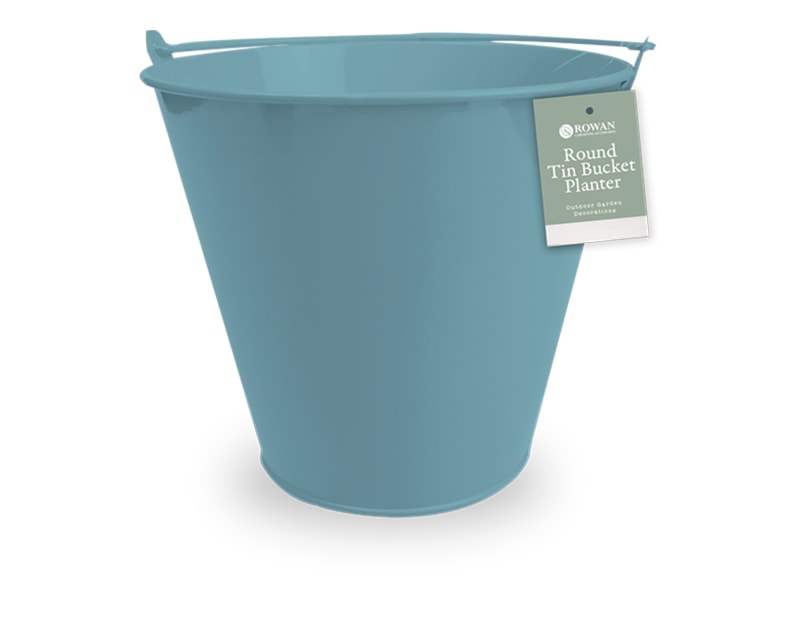 Wholesale Round Tin Bucket Planter