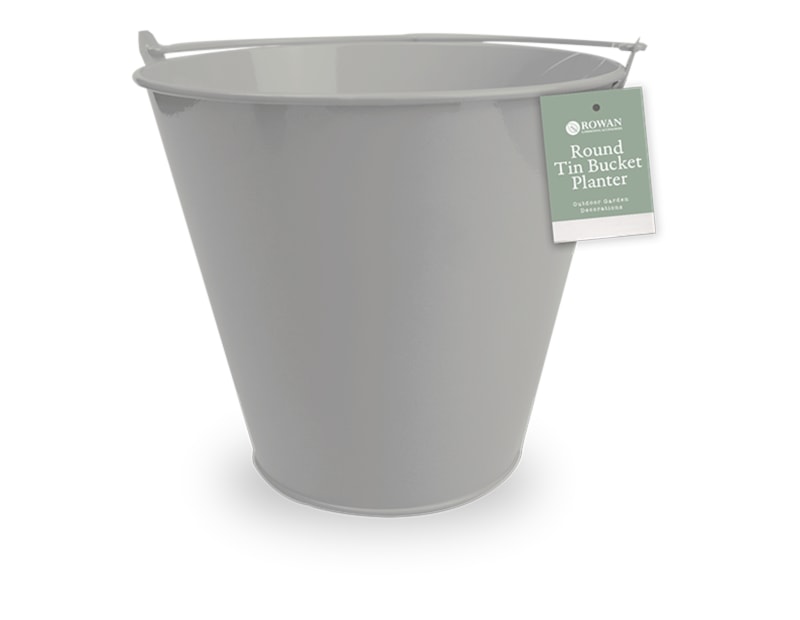 Wholesale Round Tin Bucket Planter