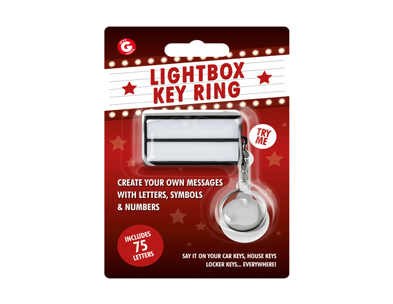 Wholesale Light Box Keyrings