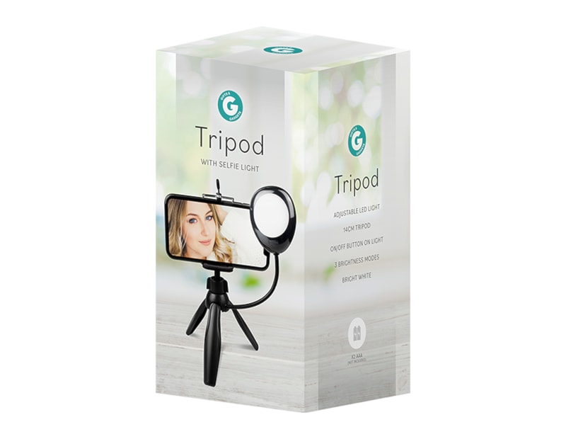 Wholesale Tripod with Selfie Light | Gem imports Ltd.