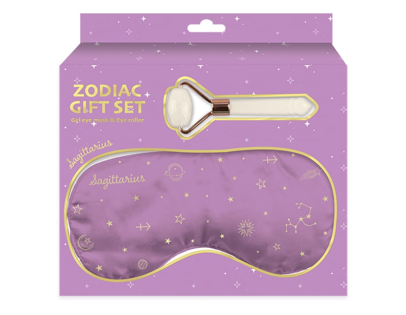 Wholesale Zodiac Gel Eye Mask & Face Roller Set